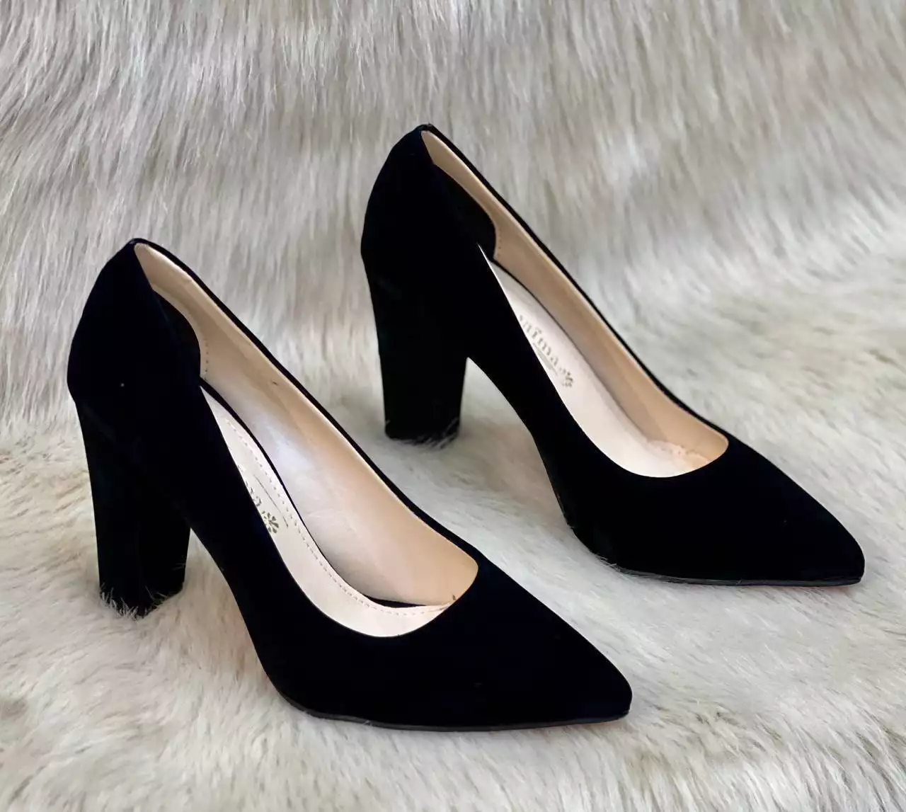 Escarpin en dain صباط طالون 10 سم 