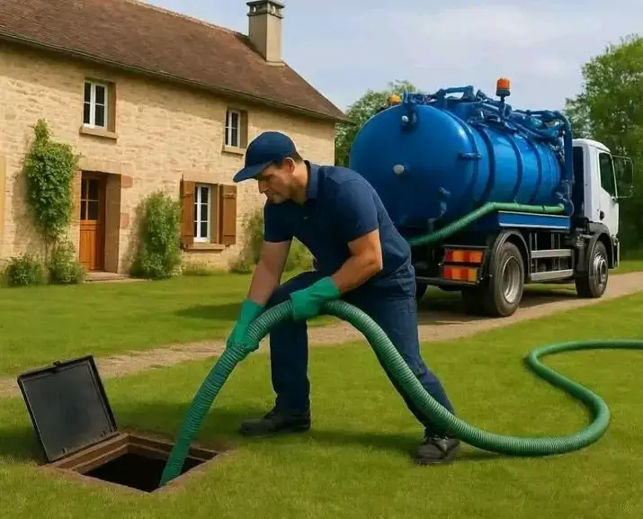 شاحنة خدمات الصرف الصحي